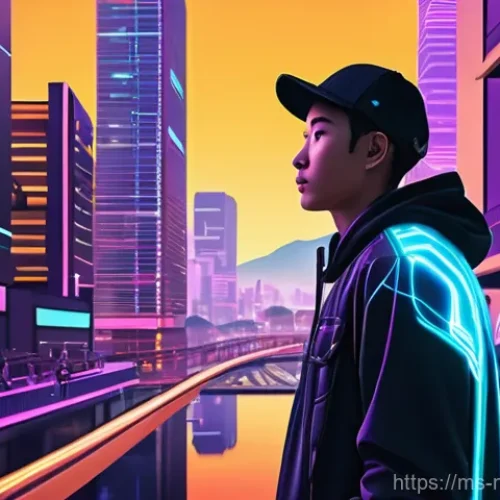 NFT 예술 시장의 최근 트렌드 - **Prompt 1: Metaverse Explorer with Digital Assets**
    A vibrant, dynamic illustration depicting a...
